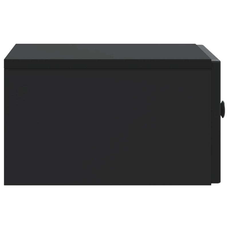 Szafka Nocna 2 pcs Czarny 49 x 34,5 x 20 cm Drewno inżynieryjne