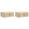 Szafka Nocna z szufladą 2 pcs dąb Sonoma 49 x 34,5 x 20 cm