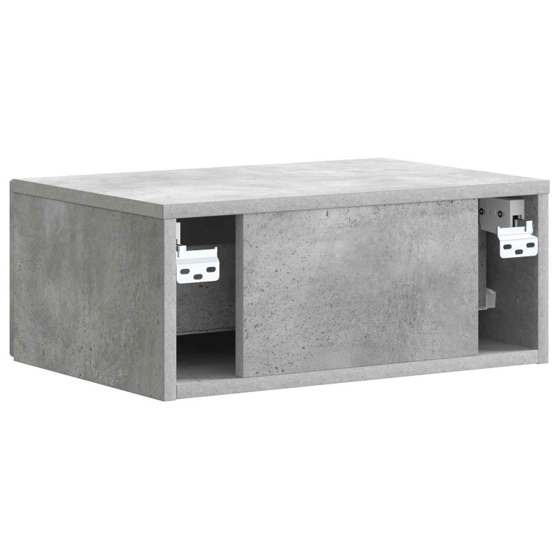 Szafka Nocna z szufladą Betonowy szary 49 x 34,5 x 20 cm