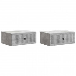 Szafka Nocna z szufladą 2 pcs Betonowy szary 49 x 34,5 x 20 cm