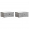 Szafka Nocna z szufladą 2 pcs Betonowy szary 49 x 34,5 x 20 cm