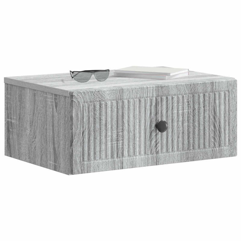 Szafka Nocna Szary Sonoma 49 x 34,5 x 20 cm Drewno inżynieryjne