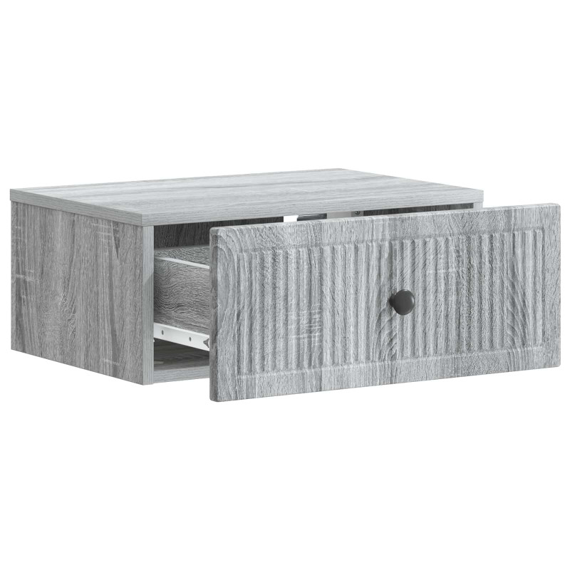 Szafka Nocna Szary Sonoma 49 x 34,5 x 20 cm Drewno inżynieryjne