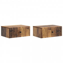 Szafka Nocna z szufladą 2 pcs Stare drewno 49 x 34,5 x 20 cm