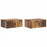 Szafka Nocna z szufladą 2 pcs Stare drewno 49 x 34,5 x 20 cm