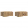 Szafka Nocna z szufladą 2 pcs Dąb artisan 49 x 34,5 x 20 cm