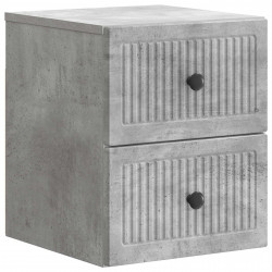 Wisząca Szafka Nocna Betonowy szary 33 x 34,5 x 40 cm