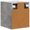 Wisząca Szafka Nocna 2 pcs Betonowy szary 33 x 34,5 x 40 cm