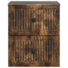Wisząca Szafka Nocna 2 pcs Dąb wędzony 33 x 34,5 x 40 cm