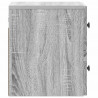 Wisząca Szafka Nocna 2 pcs Szary Sonoma 33 x 34,5 x 40 cm