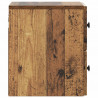 Wisząca Szafka Nocna 2 pcs Stare drewno 33 x 34,5 x 40 cm