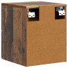 Wisząca Szafka Nocna 2 pcs Stare drewno 33 x 34,5 x 40 cm