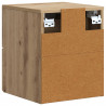Wisząca Szafka Nocna 2 pcs Dąb artisan 33 x 34,5 x 40 cm
