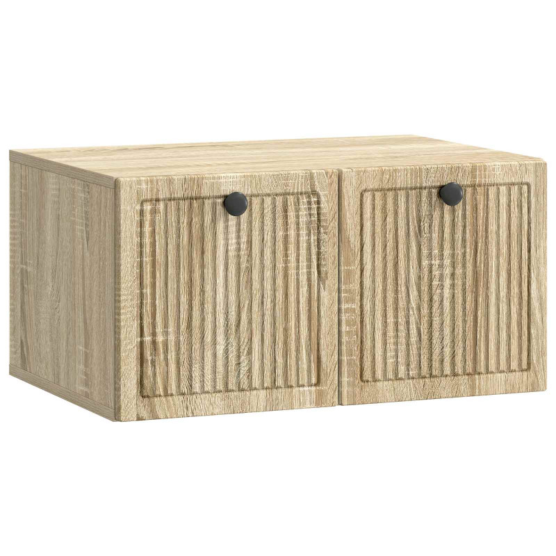 Szafka RTV montowana na ścianie dąb Sonoma 59,5 x 41 x 30 cm