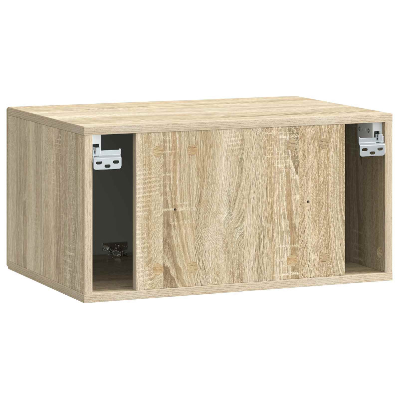 Szafka RTV montowana na ścianie dąb Sonoma 59,5 x 41 x 30 cm