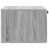 Szafka RTV montowana na ścianie Szary Sonoma 59,5 x 41 x 30 cm