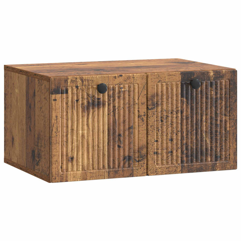Szafka RTV montowana na ścianie Stare drewno 59,5 x 41 x 30 cm