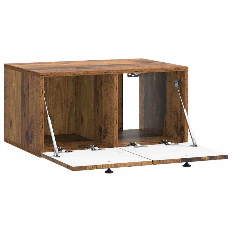 Szafka RTV montowana na ścianie Stare drewno 59,5 x 41 x 30 cm