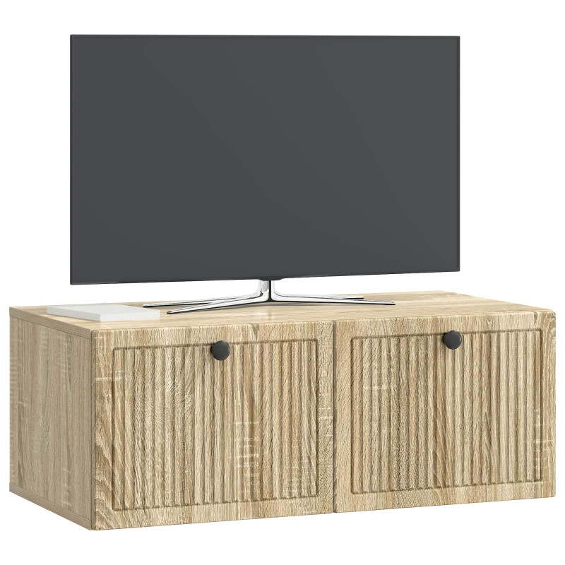 Szafka RTV montowana na ścianie dąb Sonoma 78,5 x 41 x 30 cm