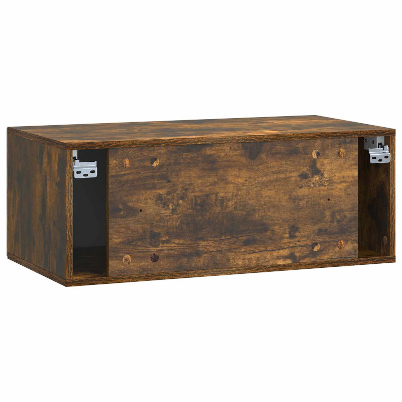Szafka RTV montowana na ścianie Dąb wędzony 78,5 x 41 x 30 cm