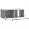 Szafka RTV montowana na ścianie Szary Sonoma 78,5 x 41 x 30 cm