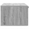 Szafka RTV montowana na ścianie Szary Sonoma 78,5 x 41 x 30 cm