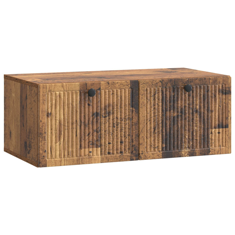 Szafka RTV montowana na ścianie Stare drewno 78,5 x 41 x 30 cm