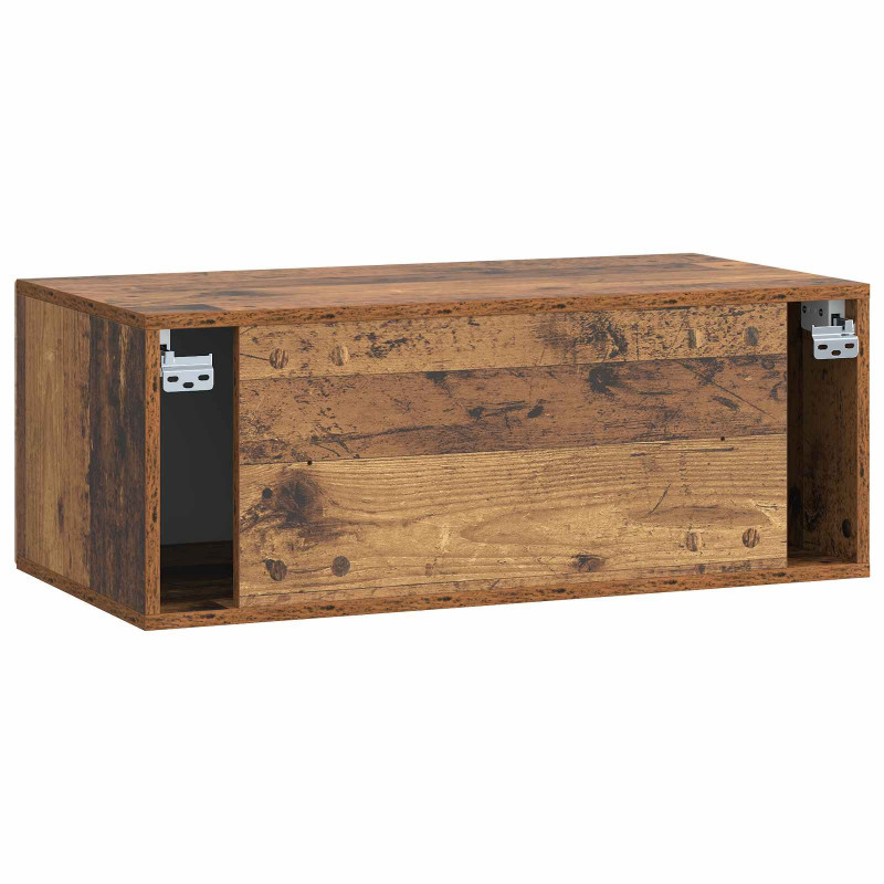Szafka RTV montowana na ścianie Stare drewno 78,5 x 41 x 30 cm