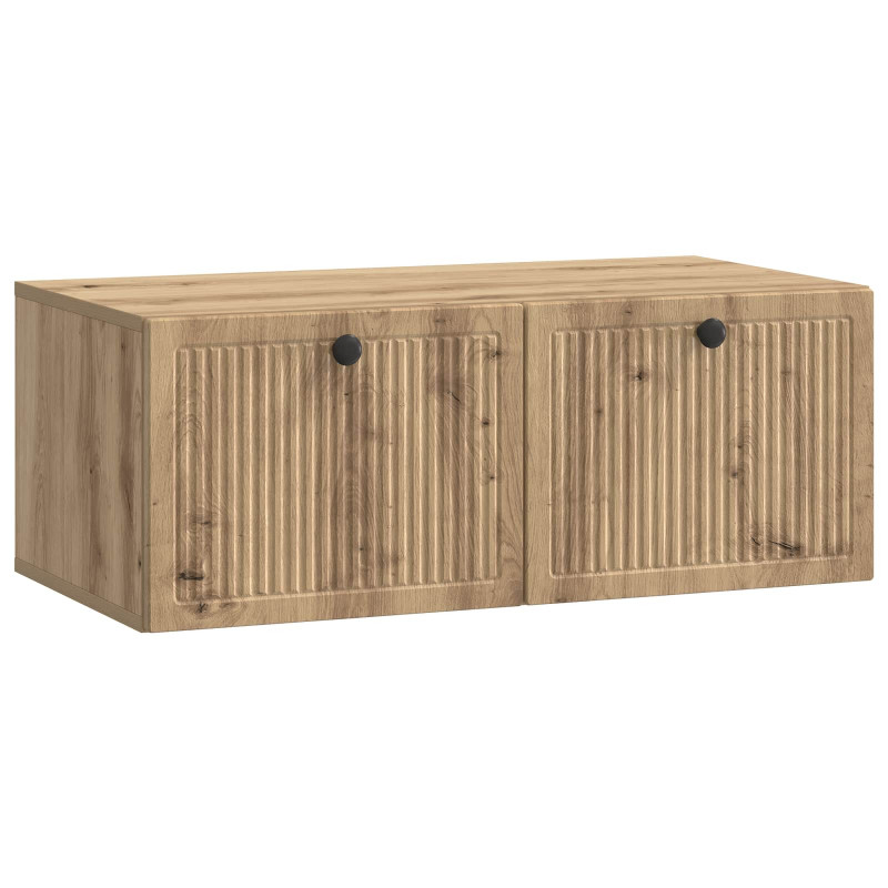 Szafka RTV montowana na ścianie Dąb artisan 78,5 x 41 x 30 cm