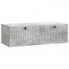 Szafka RTV montowana na ścianie Betonowy szary 98 x 41 x 30 cm
