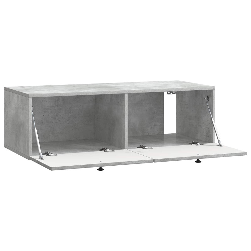 Szafka RTV montowana na ścianie Betonowy szary 98 x 41 x 30 cm