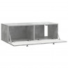 Szafka RTV montowana na ścianie Betonowy szary 98 x 41 x 30 cm