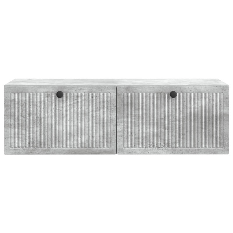 Szafka RTV montowana na ścianie Betonowy szary 98 x 41 x 30 cm