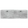 Szafka RTV montowana na ścianie Betonowy szary 98 x 41 x 30 cm
