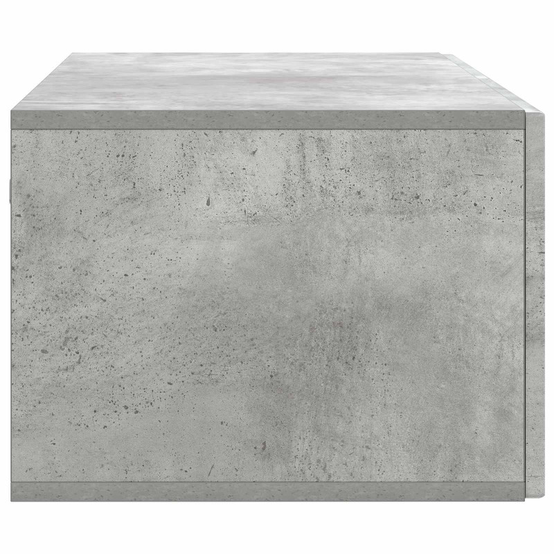 Szafka RTV montowana na ścianie Betonowy szary 98 x 41 x 30 cm