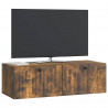 Szafka RTV montowana na ścianie Dąb wędzony 98 x 41 x 30 cm