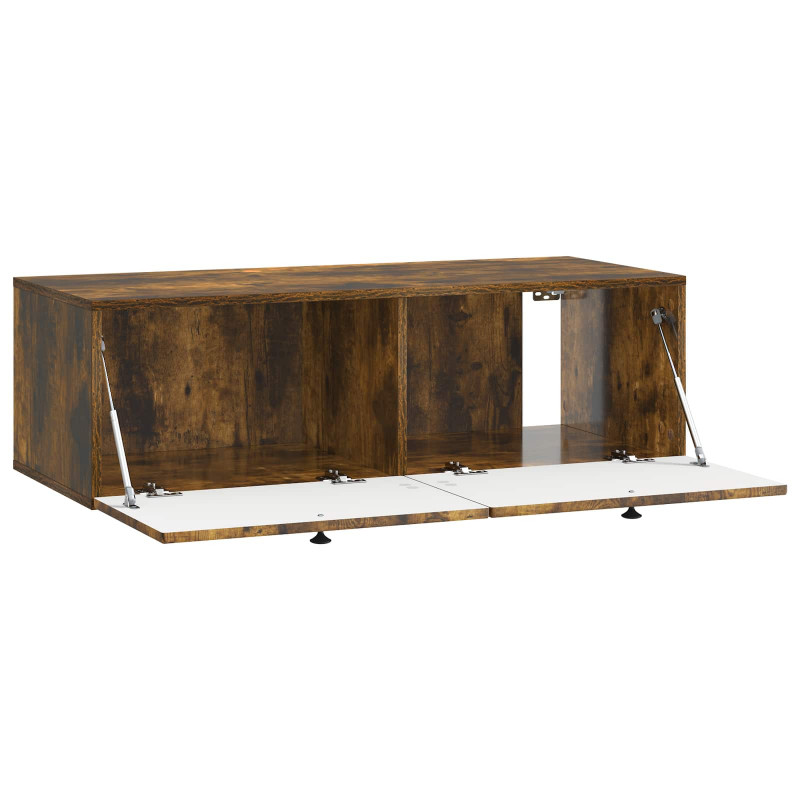 Szafka RTV montowana na ścianie Dąb wędzony 98 x 41 x 30 cm