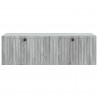 Szafka RTV montowana na ścianie Szary Sonoma 98 x 41 x 30 cm
