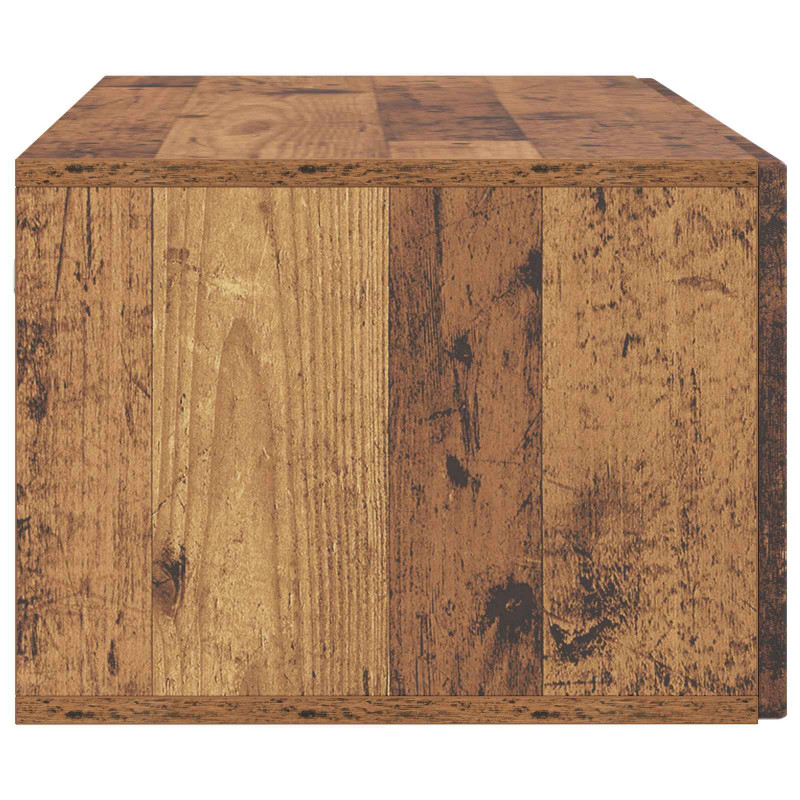 Szafka RTV montowana na ścianie Stare drewno 98 x 41 x 30 cm