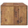 Szafka RTV montowana na ścianie Stare drewno 98 x 41 x 30 cm