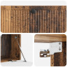 Szafka RTV montowana na ścianie Stare drewno 98 x 41 x 30 cm