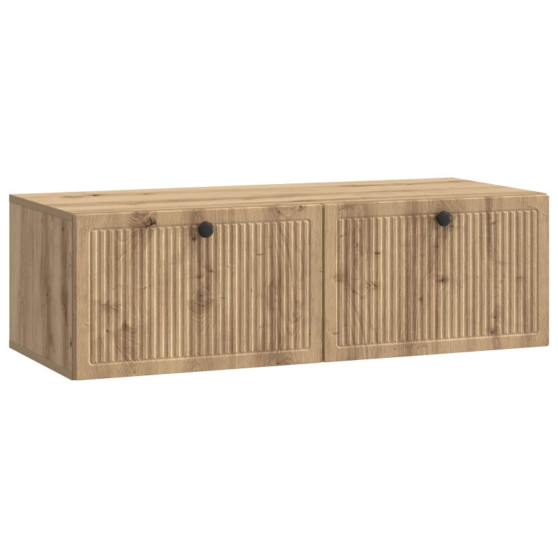 Szafka RTV montowana na ścianie Dąb artisan 98 x 41 x 30 cm