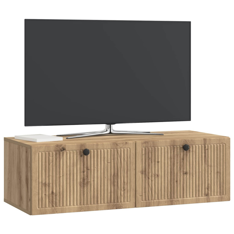 Szafka RTV montowana na ścianie Dąb artisan 98 x 41 x 30 cm