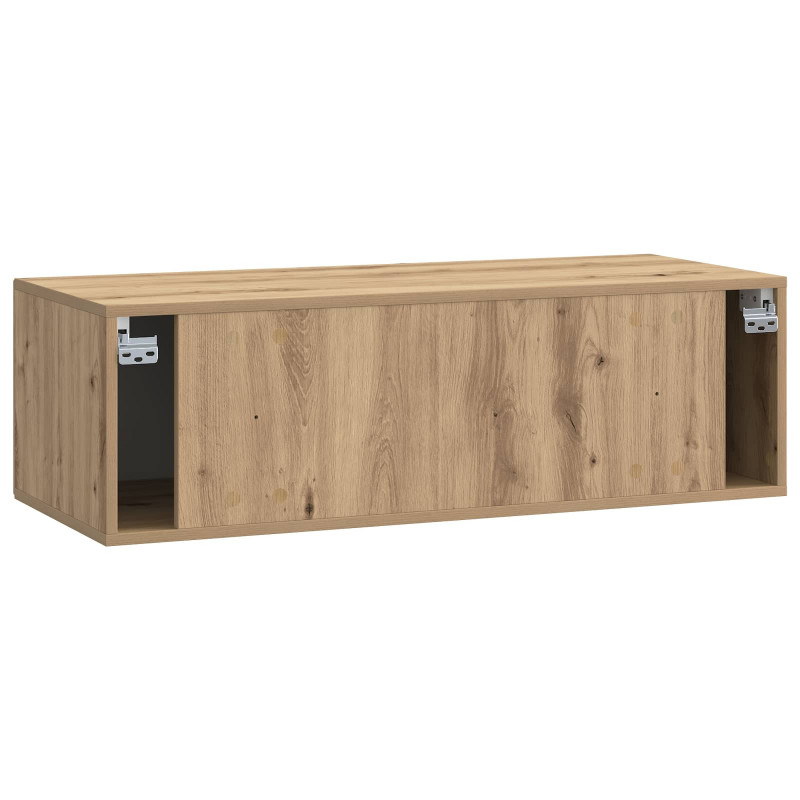 Szafka RTV montowana na ścianie Dąb artisan 98 x 41 x 30 cm