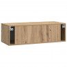 Szafka RTV montowana na ścianie Dąb artisan 98 x 41 x 30 cm