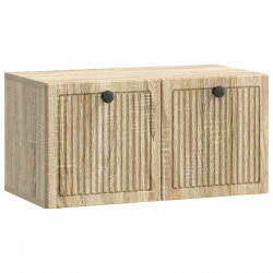 Szafka RTV montowana na ścianie dąb Sonoma 59,5 x 31 x 30 cm
