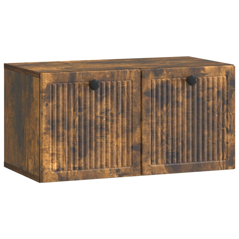 Szafka RTV montowana na ścianie Dąb wędzony 59,5 x 31 x 30 cm
