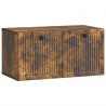 Szafka RTV montowana na ścianie Dąb wędzony 59,5 x 31 x 30 cm