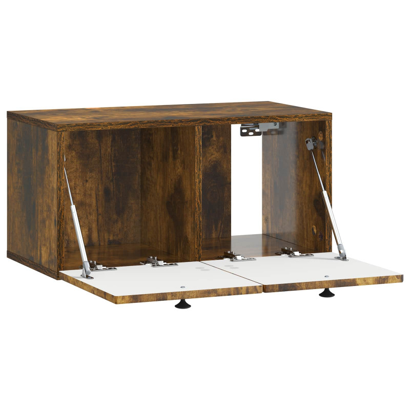 Szafka RTV montowana na ścianie Dąb wędzony 59,5 x 31 x 30 cm