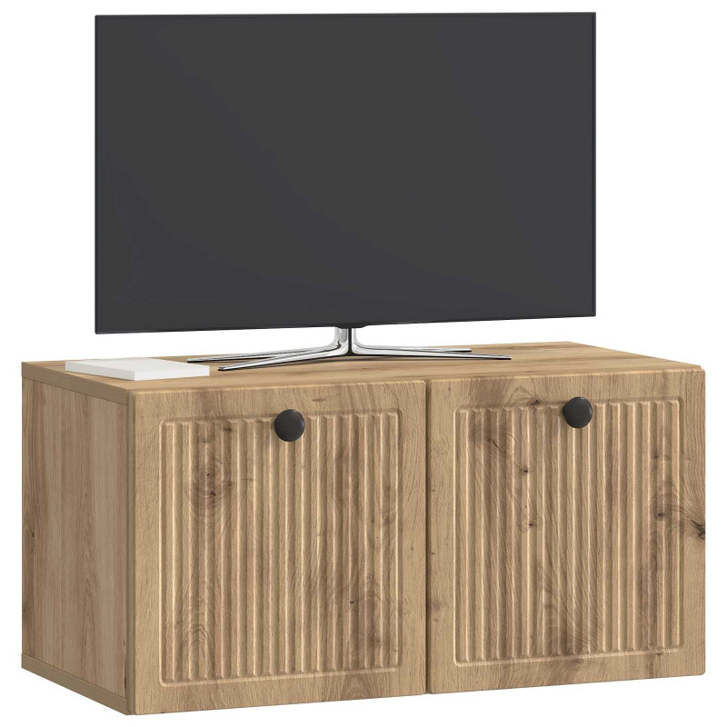Szafka RTV montowana na ścianie Dąb artisan 59,5 x 31 x 30 cm